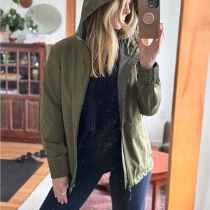 PRANA raincoat windbreaker - Medium - Army Green